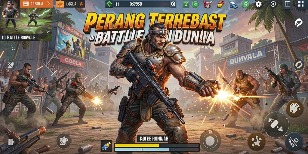 Screenshot dari gameplay 11BOLA yang intens dan penuh aksi.