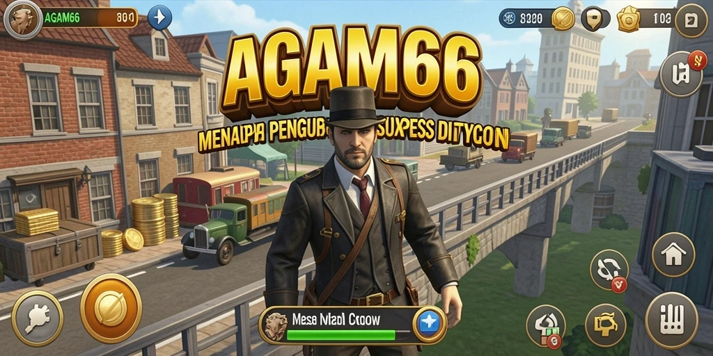 Tampilan gameplay AGAM66 yang seru dan strategis dalam dunia Tycoon.