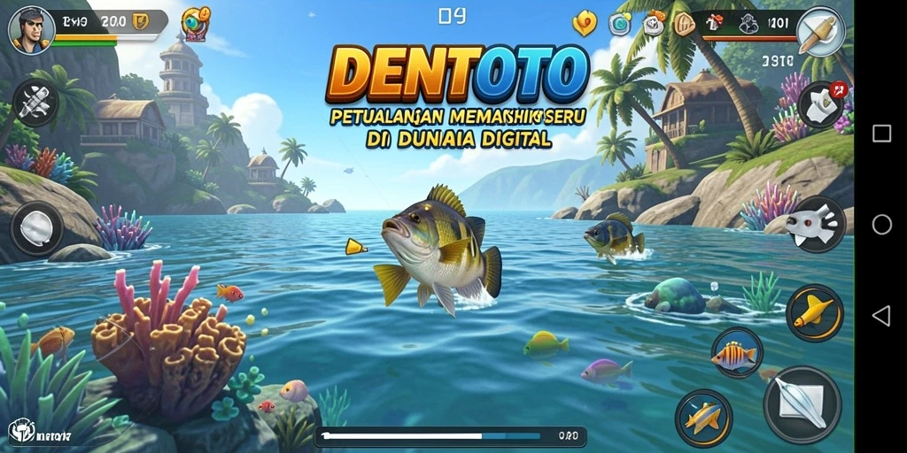 Tangkapan ikan yang mengesankan di DENTOTO dengan gameplay yang menarik.