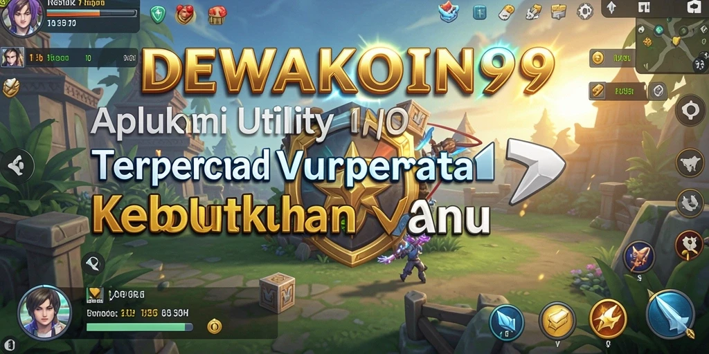 Tampilan screenshot DEWAKOIN99 dengan fitur Utility yang menarik.