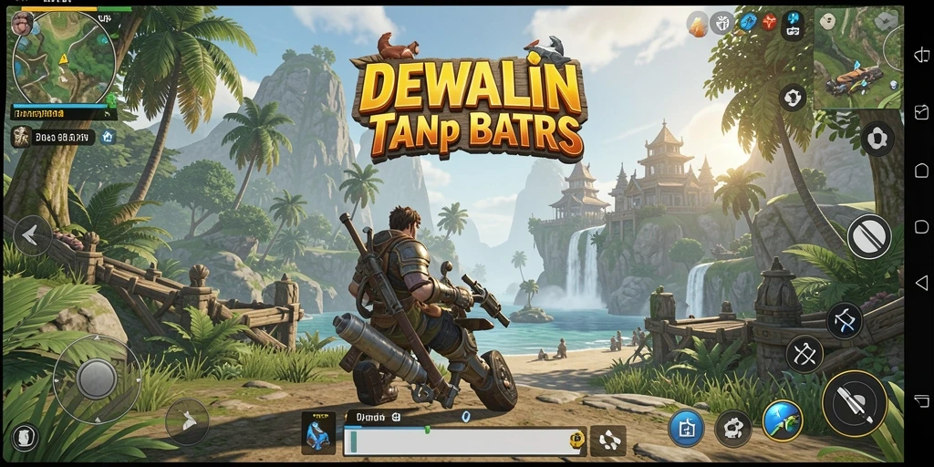 Screenshot gameplay DEWALIN yang menampilkan eksplorasi dunia yang menakjubkan.