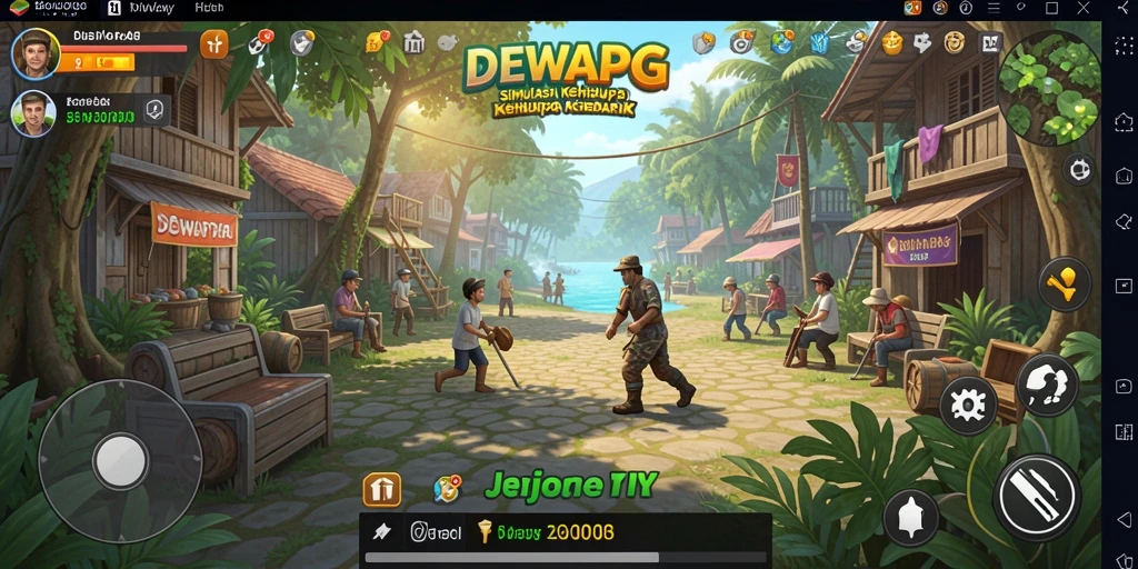 Tampilan gameplay DEWAPG yang menyenangkan dan interaktif.