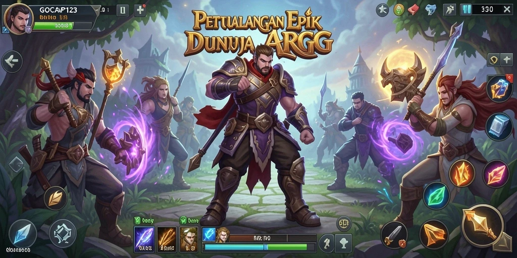 Tampilan gameplay GOCAP123 yang mendebarkan dan penuh aksi.