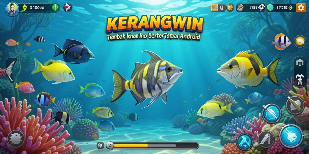 Tangkapan layar KERANGWIN menunjukkan aksi menangkap ikan di lautan.
