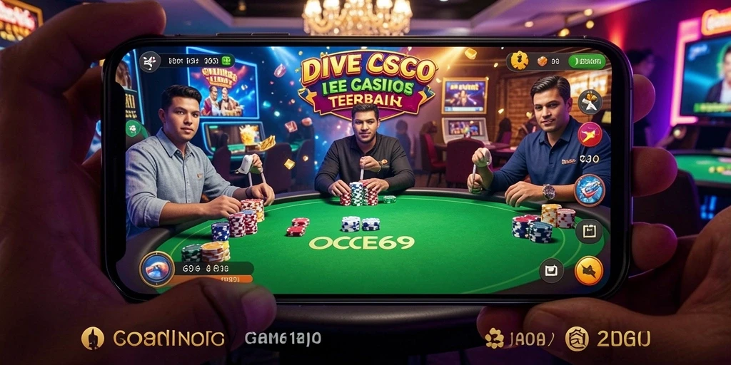 Tampilan menarik dari gameplay Live Casino OCE69 yang seru.