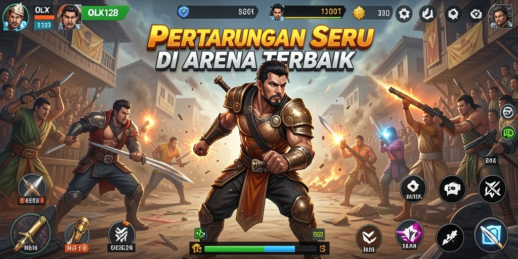 Tampilan gameplay Fighting yang intens dan penuh aksi.
