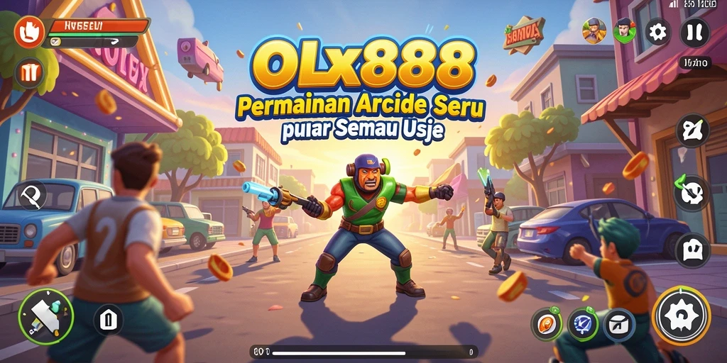 Screenshot OLX888 menampilkan aksi seru gameplay Arcade.