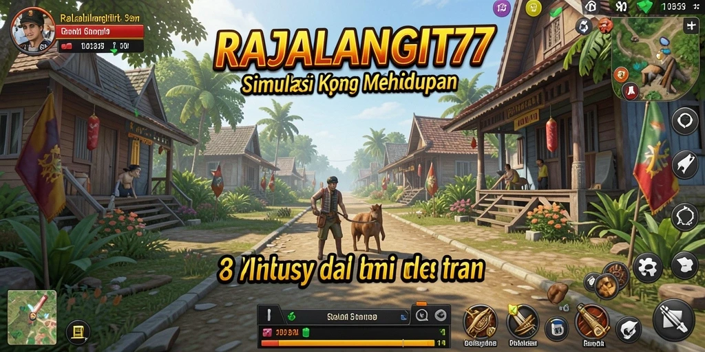 Screenshot utama RAJALANGIT77 menampilkan gameplay interaktif dan menarik.