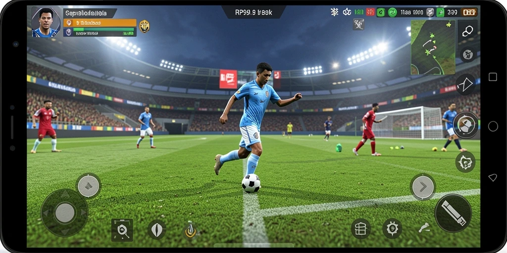 Tangkapan layar dari gameplay yang mendebarkan di RP99.