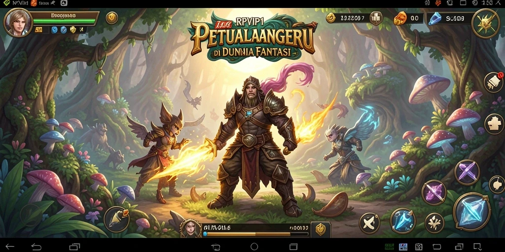 Tampilan gameplay menakjubkan di RPVIP1 dengan aksi seru.