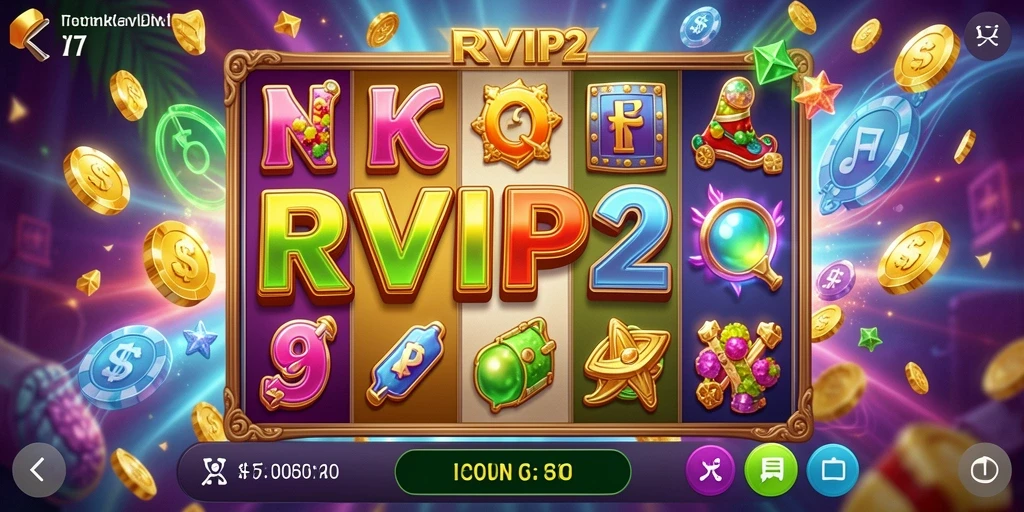 Tampilan menarik gameplay Slot RVIP2 yang mendebarkan.