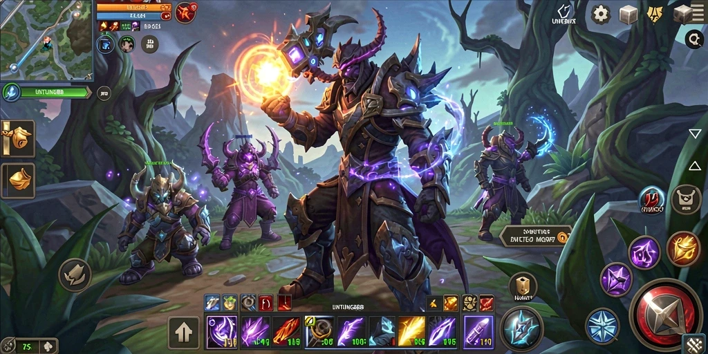Screenshot UNTUNG88 menampilkan aksi seru dalam gameplay MMORPG.