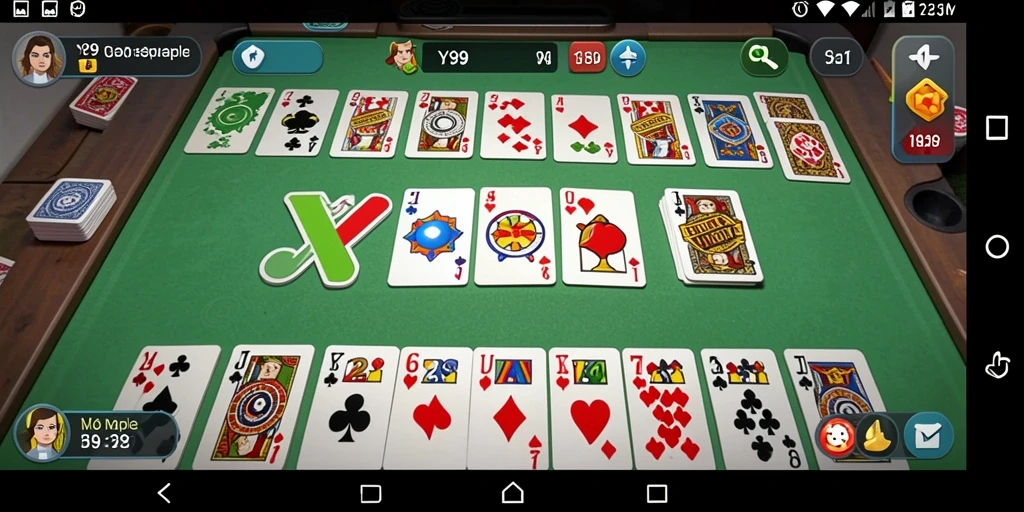Tampilan seru dari gameplay Gaple di Y89 yang menarik.